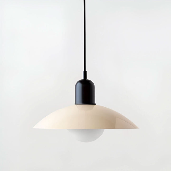 Stornfield | Modern Macaron Bauhaus Pendant Light – Iron Shade