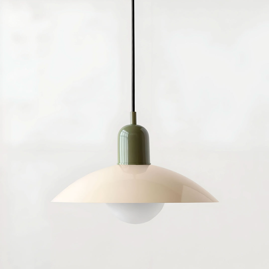 Stornfield | Modern Macaron Bauhaus Pendant Light – Iron Shade