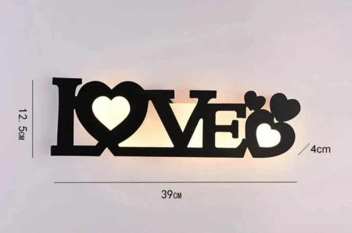Modern LED Letter Lamp for Wall Mounting – Decorative Light for Living Room and Office | Stornfield