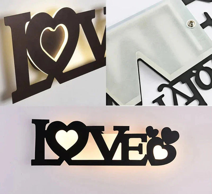 Modern LED Letter Lamp for Wall Mounting – Decorative Light for Living Room and Office | Stornfield