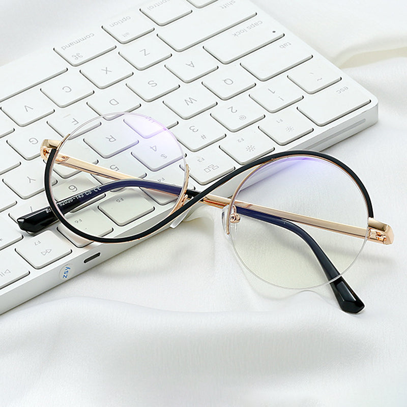 Stornfield | Halbrand Cross Round Glasses 95929