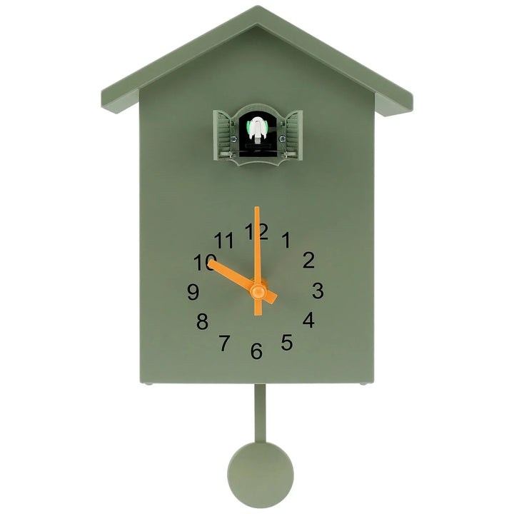 Stornfield | Horloge coucou Horloge son coucou avec balancier Horloge coucou délicate à batterie pour décoration de salon