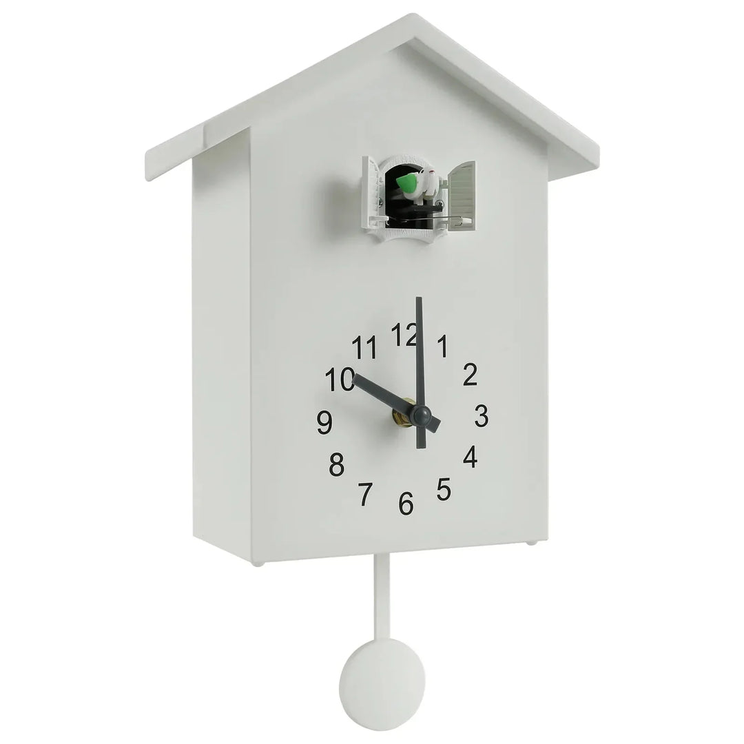 Stornfield | Horloge coucou Horloge son coucou avec balancier Horloge coucou délicate à batterie pour décoration de salon