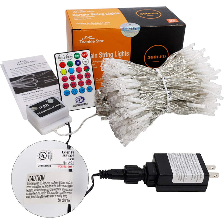 Stornfield | Curtain Lights with Modes and Waterproof Design
