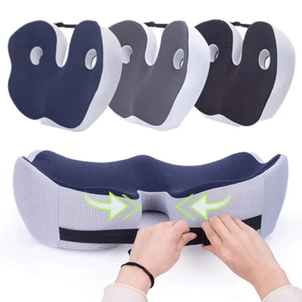 Stornfield | Adjustable Memory Foam Sit Bone Relief Seat Cushion