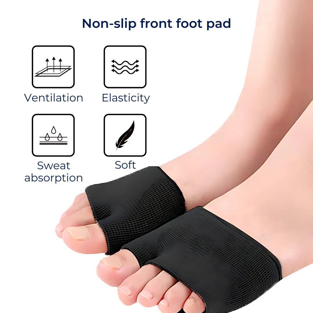 CushionFlex Forefoot Protection | Silicone Gel Cushion - Absorbs Shock on Foot - Pain Relief - for Metatarsalgia - Daily Comfort Stornfield