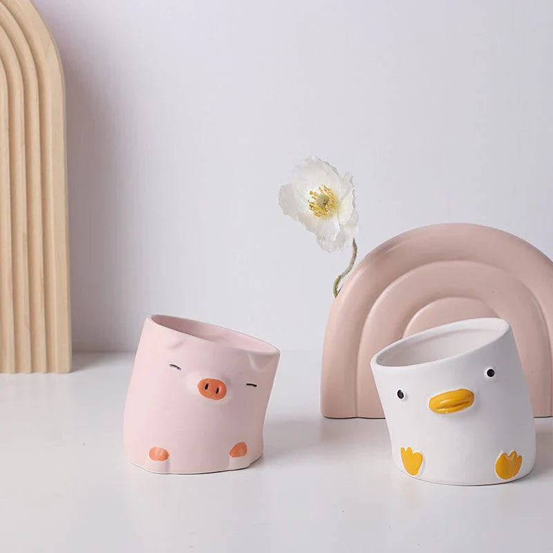 Cute Cartoon Animal Flower Pot Stornfield