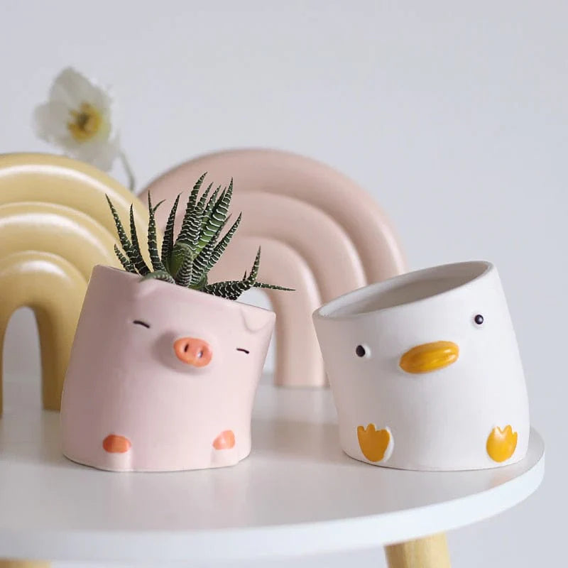 Cute Cartoon Animal Flower Pot Stornfield