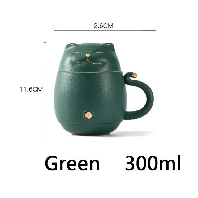 Stornfield | Cute Ceramic Tea Mug with Infuser