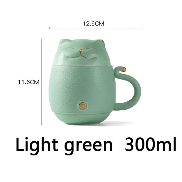 Stornfield | Cute Ceramic Tea Mug with Infuser