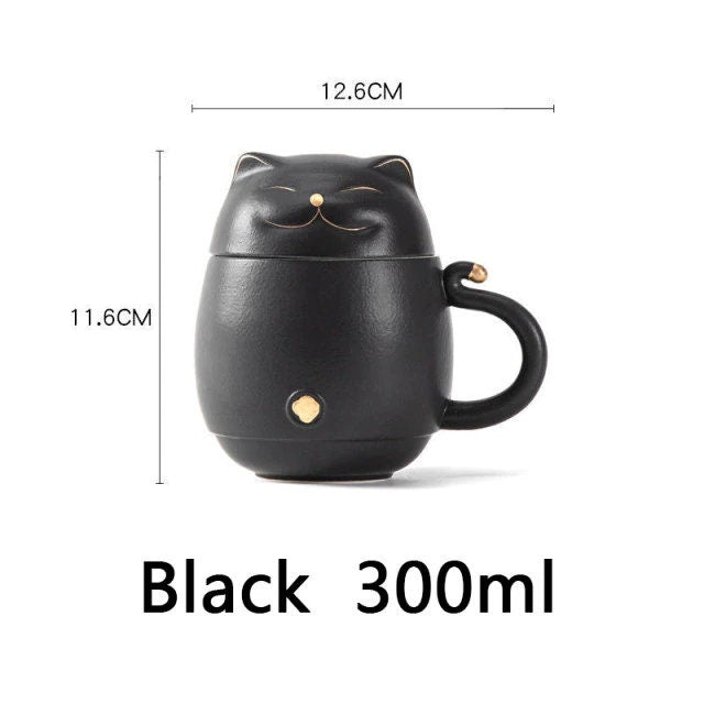 Stornfield | Cute Ceramic Tea Mug with Infuser