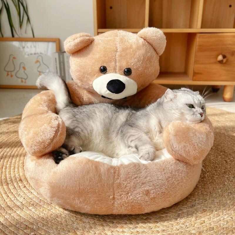Stornfield | Detachable Cute Plush Cat Bed