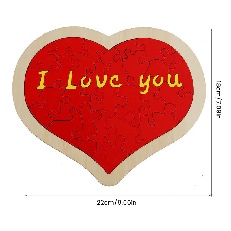 Heart Shape Puzzle|Say I Love You in 100 Languages | Stornfield