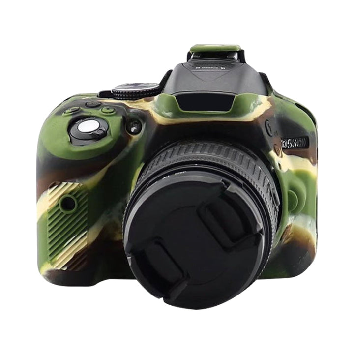 Stornfield | Soft Silicone Protective Case for Nikon D5300 (Camouflage Pattern)