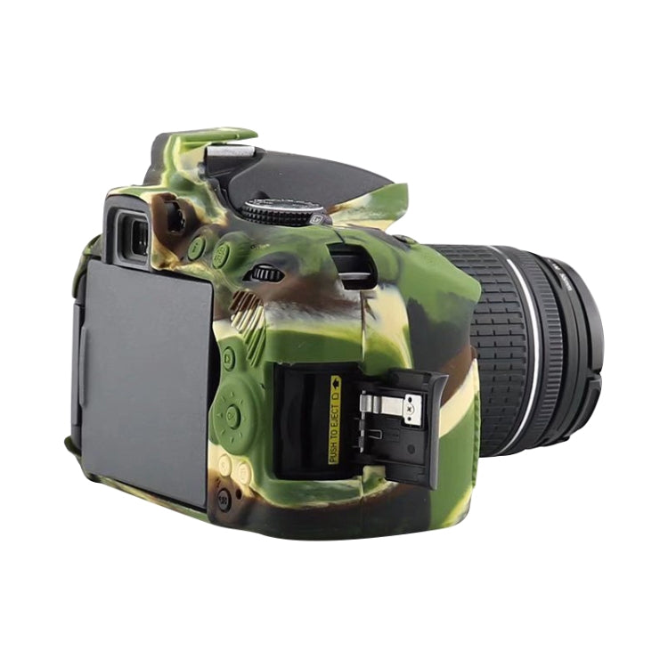 Stornfield | Soft Silicone Protective Case for Nikon D5300 (Camouflage Pattern)