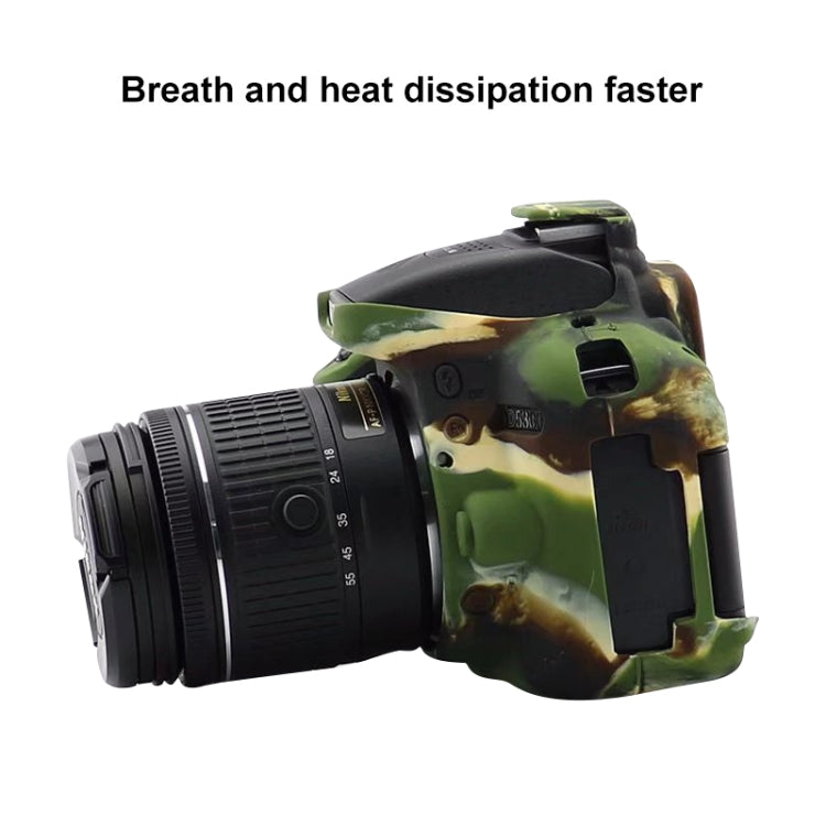 Stornfield | Soft Silicone Protective Case for Nikon D5300 (Camouflage Pattern)