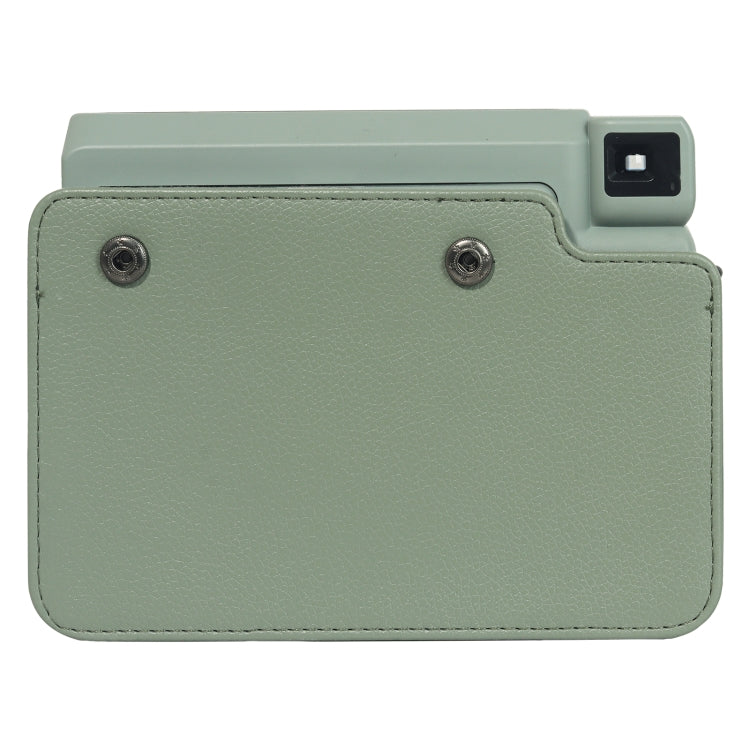 Stornfield | For FUJIFILM Instax WIDE 400 Full Leather Bag with Shoulder Strap (Green)