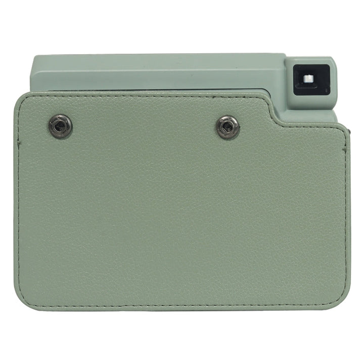 Stornfield | For FUJIFILM Instax WIDE 400 Full Leather Bag with Shoulder Strap (Green)