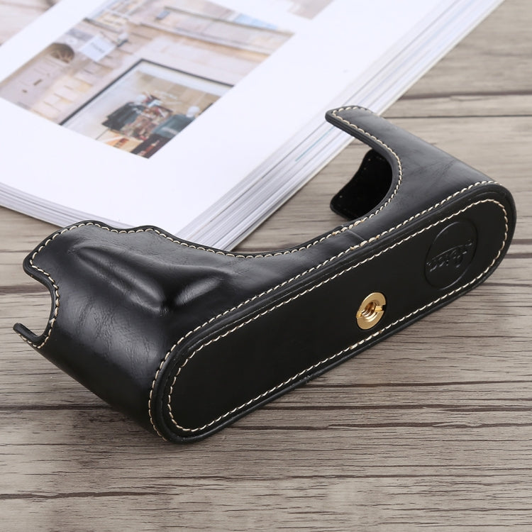 Stornfield | PU Leather Half Case Base with 1/4 inch Thread for Leica M10 (Black)