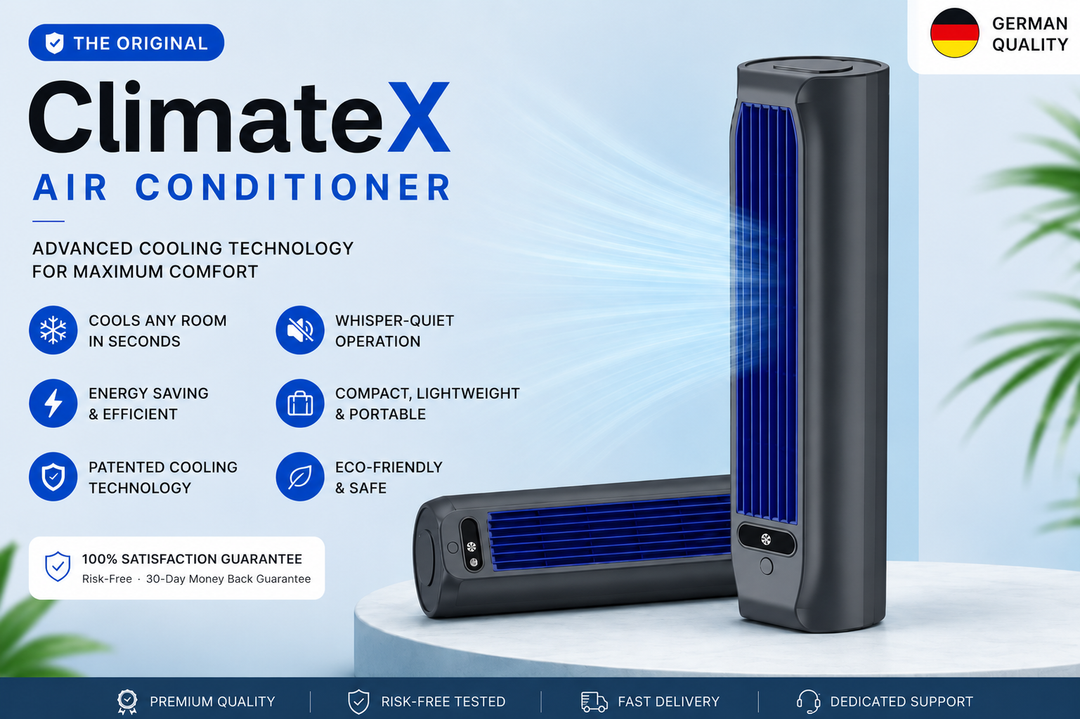 Portable Air Conditioner | Wall-Mountable, Fast Cooling & Long-Lasting Battery for Home and Office Use | Stornfield