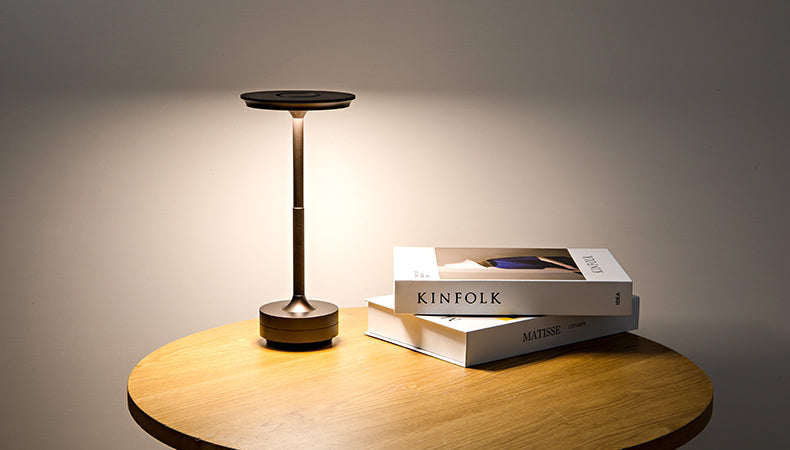 ClarityGlow Luxury Edition | Wireless LED Table Lamp | Stornfield