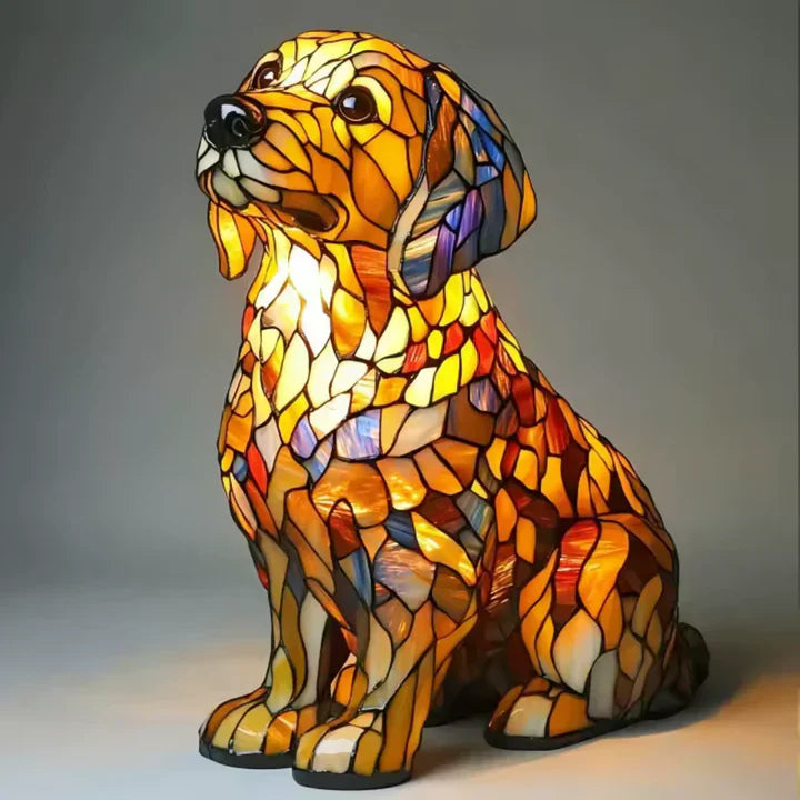 Lumidog Handmade Illuminating Dog Lamp – Ambient Lighting and Gift | Stornfield