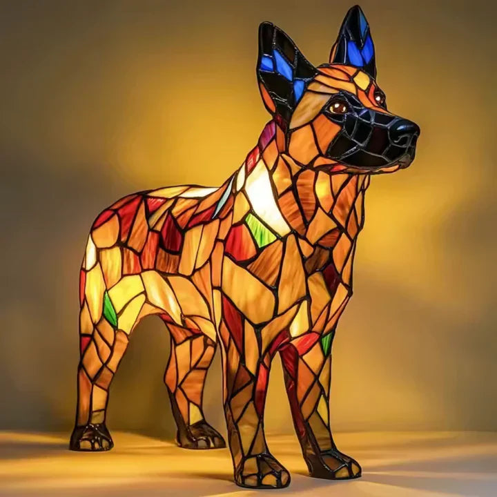 Lumidog Handmade Illuminating Dog Lamp – Ambient Lighting and Gift | Stornfield
