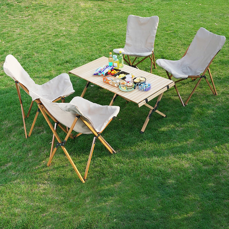 Contemporary Industrial Oxford Fabric Hardware Foldable Camping Chair Backrest For Outdoor Patio | Stornfield