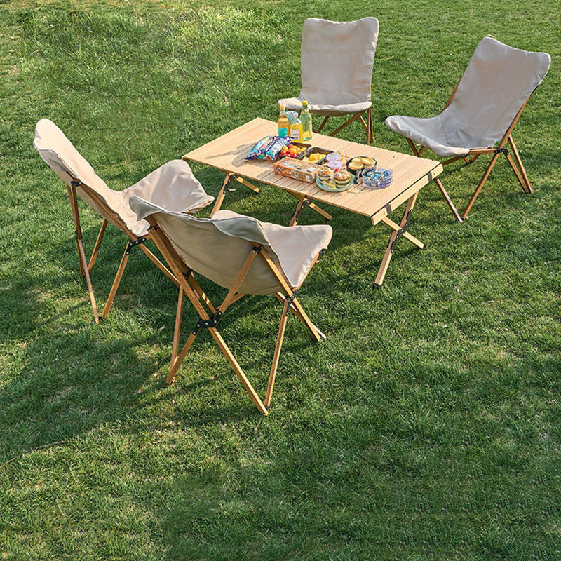 Contemporary Industrial Oxford Fabric Hardware Foldable Camping Chair Backrest For Outdoor Patio | Stornfield