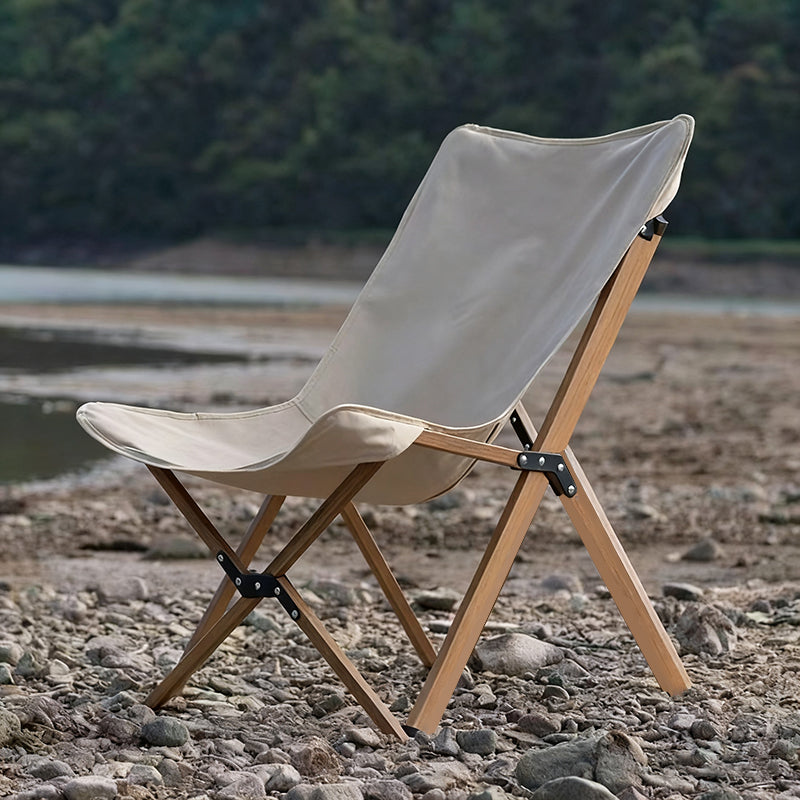 Contemporary Industrial Oxford Fabric Hardware Foldable Camping Chair Backrest For Outdoor Patio | Stornfield