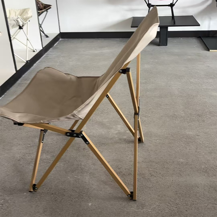 Contemporary Industrial Oxford Fabric Hardware Foldable Camping Chair Backrest For Outdoor Patio | Stornfield