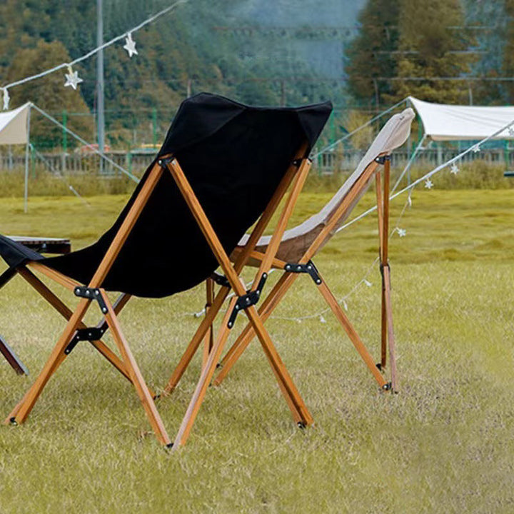 Contemporary Industrial Oxford Fabric Hardware Foldable Camping Chair Backrest For Outdoor Patio | Stornfield