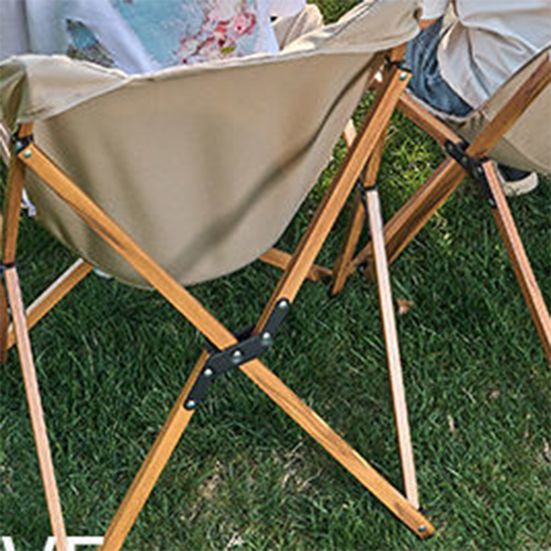 Contemporary Industrial Oxford Fabric Hardware Foldable Camping Chair Backrest For Outdoor Patio | Stornfield