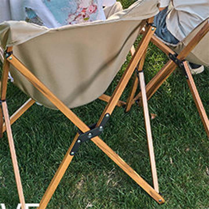 Contemporary Industrial Oxford Fabric Hardware Foldable Camping Chair Backrest For Outdoor Patio | Stornfield