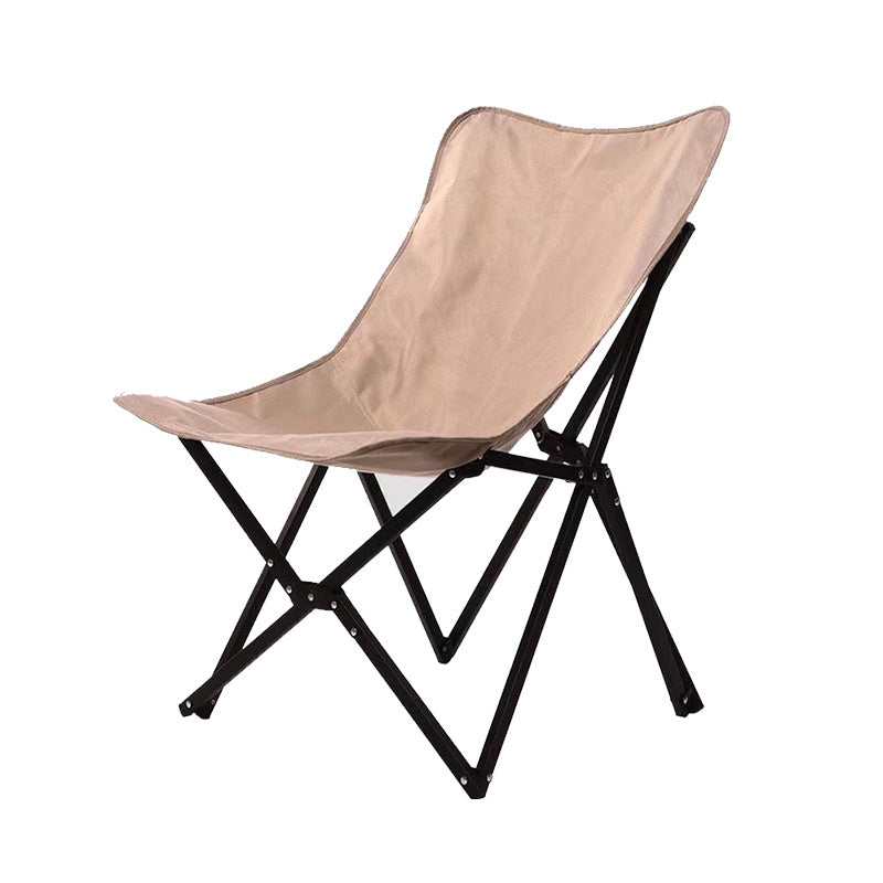 Contemporary Industrial Oxford Fabric Hardware Foldable Camping Chair Backrest For Outdoor Patio | Stornfield