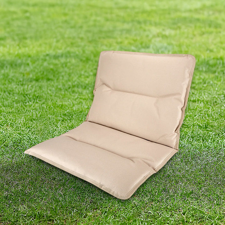 Modern Minimalist Rectangle Outdoor Carbon Steel Aluminum Alloy Beech Wood Oxford Fabric PET Foldable Portable Detachable Camping Chair Backrest Armrest For Garden | Stornfield