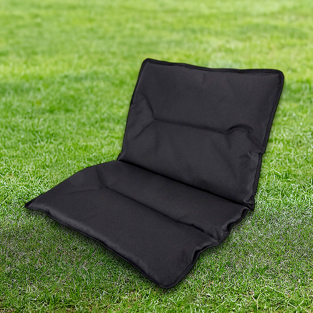 Modern Minimalist Rectangle Outdoor Carbon Steel Aluminum Alloy Beech Wood Oxford Fabric PET Foldable Portable Detachable Camping Chair Backrest Armrest For Garden | Stornfield