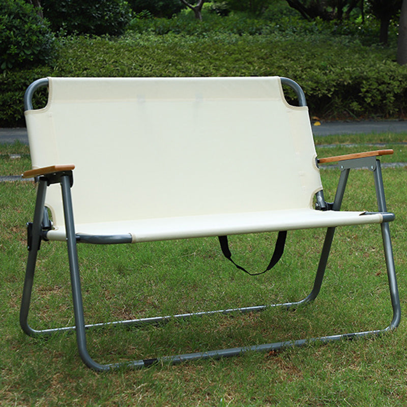 Modern Minimalist Rectangular Carbon Steel Oxford Fabric Collapsible Camping Chair Backrest Armrest For Garden | Stornfield