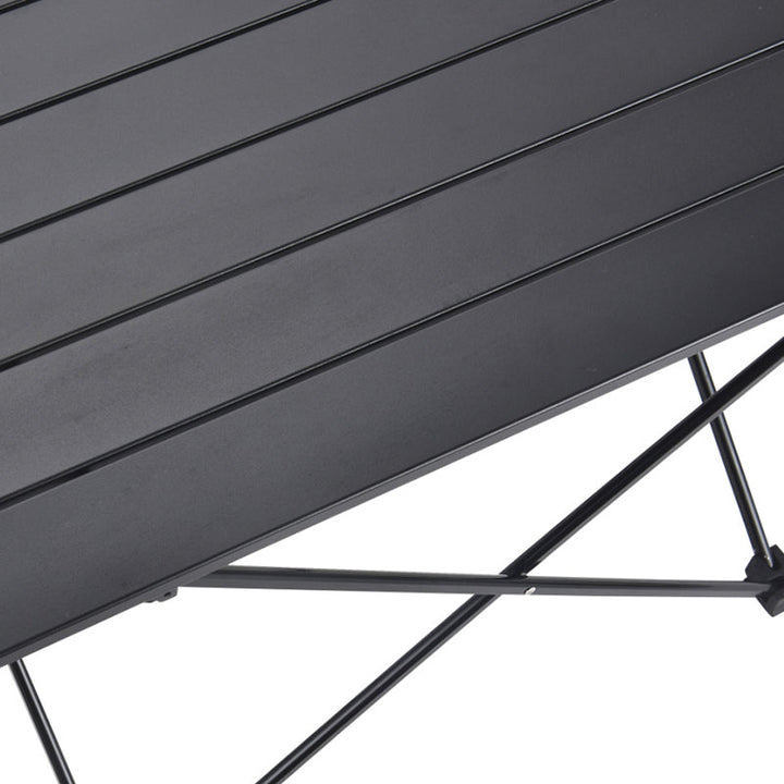 Modern Minimalist Carbon Steel Aluminum Foldable Square Side Table For Outdoor | Stornfield