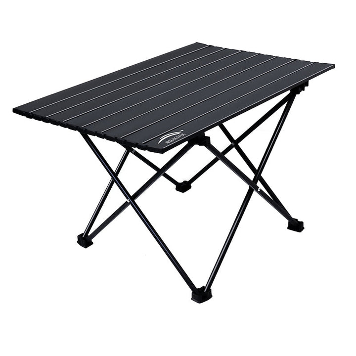Modern Minimalist Carbon Steel Aluminum Foldable Square Side Table For Outdoor | Stornfield