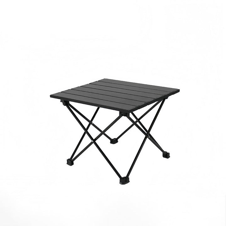 Modern Minimalist Carbon Steel Aluminum Foldable Square Side Table For Outdoor | Stornfield