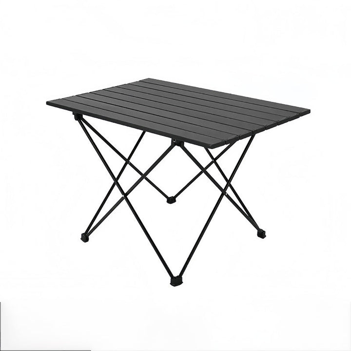 Modern Minimalist Carbon Steel Aluminum Foldable Square Side Table For Outdoor | Stornfield