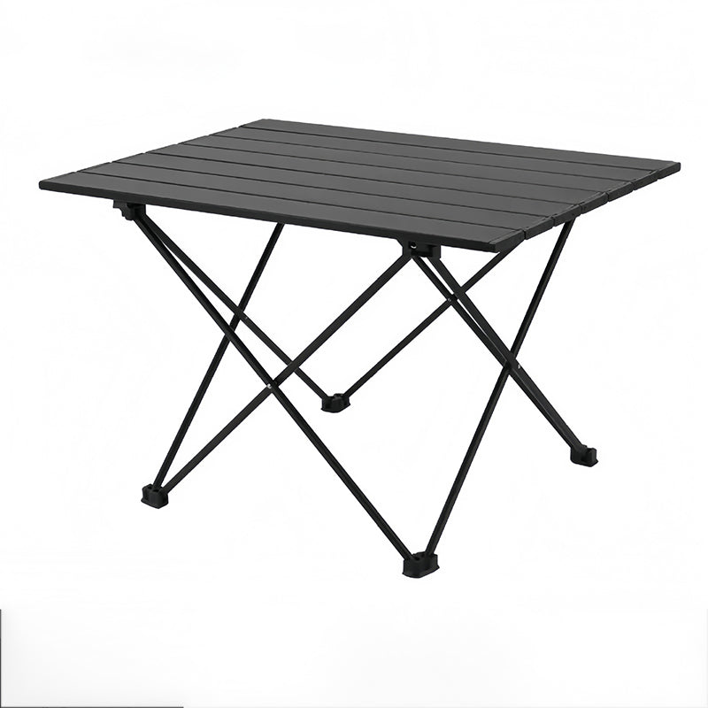 Modern Minimalist Carbon Steel Aluminum Foldable Square Side Table For Outdoor | Stornfield