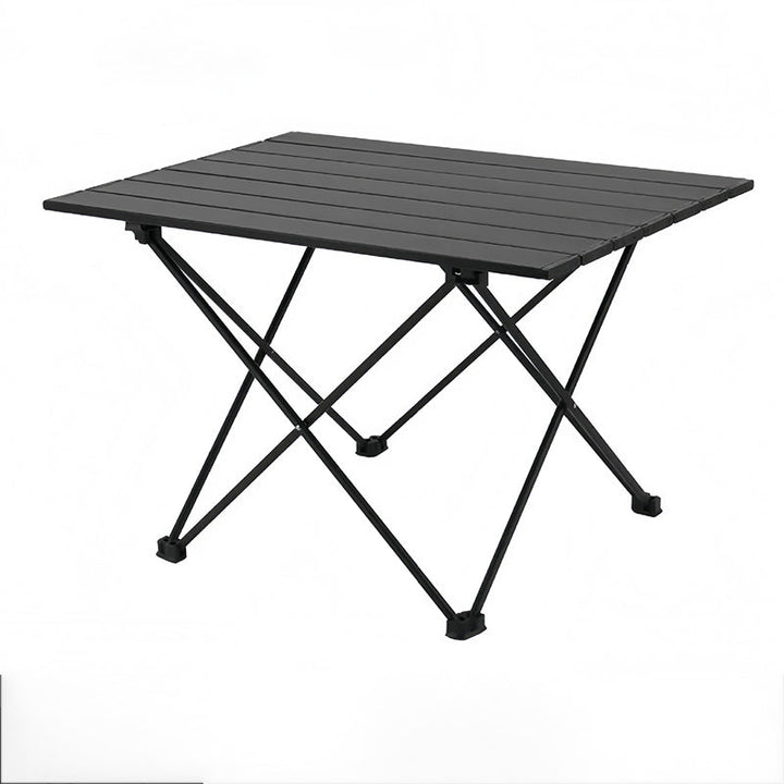 Modern Minimalist Carbon Steel Aluminum Foldable Square Side Table For Outdoor | Stornfield