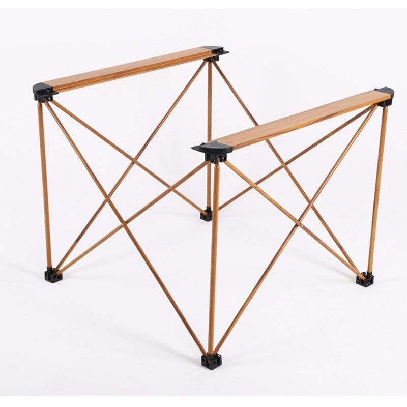 Modern Simplicity Square Rectangle Aluminum Iron Outdoor Foldable Camping Coffee Table 1-Tier For Garden | Stornfield