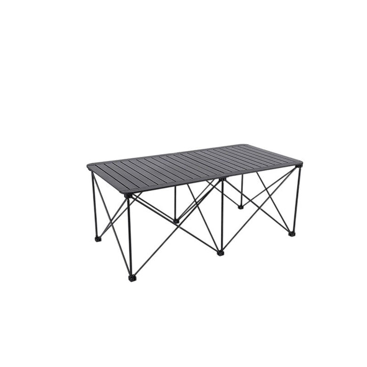 Modern Simplicity Square Rectangle Aluminum Iron Outdoor Foldable Camping Coffee Table 1-Tier For Garden | Stornfield