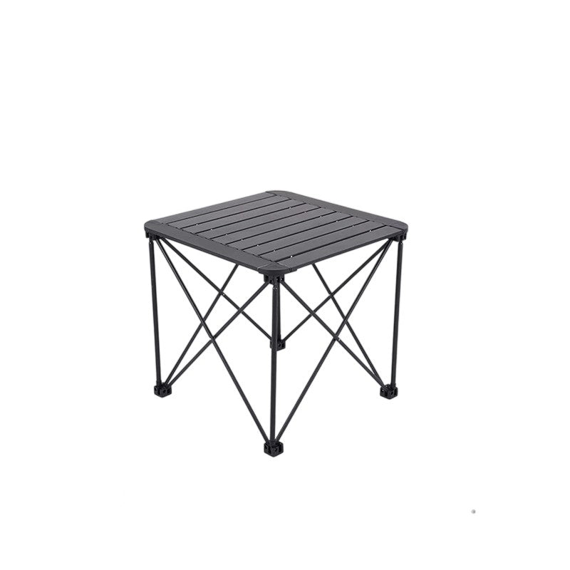 Modern Simplicity Square Rectangle Aluminum Iron Outdoor Foldable Camping Coffee Table 1-Tier For Garden | Stornfield