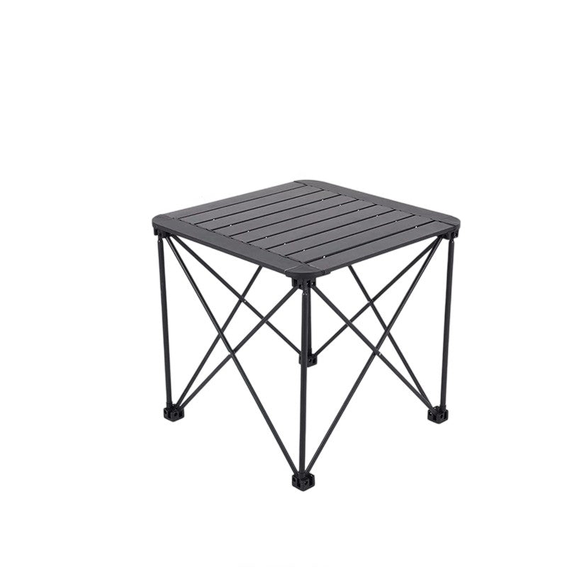 Modern Simplicity Square Rectangle Aluminum Iron Outdoor Foldable Camping Coffee Table 1-Tier For Garden | Stornfield