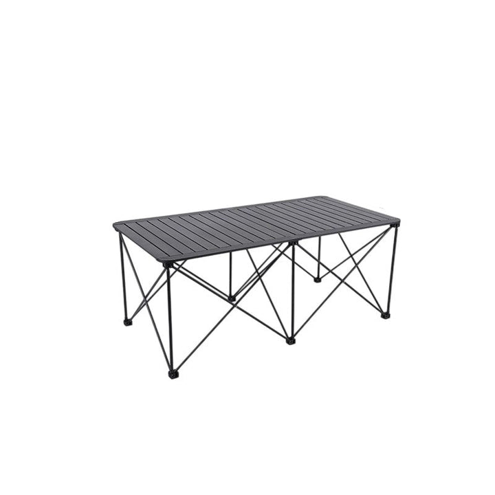 Modern Simplicity Square Rectangle Aluminum Iron Outdoor Foldable Camping Coffee Table 1-Tier For Garden | Stornfield