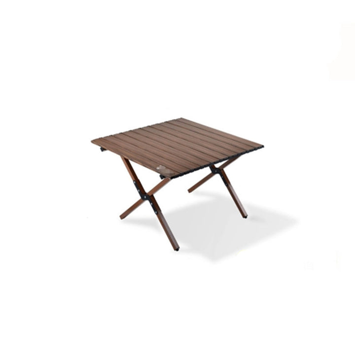 Modern Minimalist Rectangle Carbon Steel Outdoor Foldable Camping Coffee Table 1-Tier For Garden | Stornfield